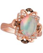 Le Vian Opal (1-1/5 Ct. T.w.) And Diamond (1/6 Ct. T.w.) Ring In 14k Rose Gold, Only At Macy's