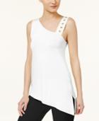 Cable & Gauge Asymmetrical One-shoulder Top