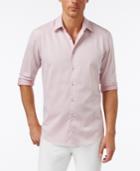 Tasso Elba Men's Classic-fit Pinstriped Shirt, Only At Macy's