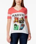 Freeze 24-7 Juniors' Marvel Heroes High-low Graphic T-shirt