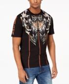 Sean John Men's Tiger Graphic-print Rhinestone T-shirt, Created For Macy's