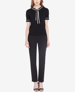 Tahari Asl Tie-neck Knit Top, Regular & Petite