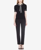 Tahari Asl Tie-neck Knit Top, Regular & Petite