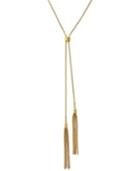 Vince Camuto Gold-tone Adjustable Tassel Chain Necklace