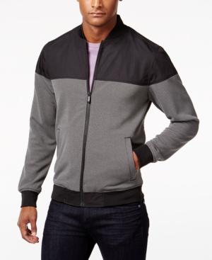 Vince Camuto Men's Mesh Pique Bomber Jacket