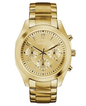 Caravelle New York By Bulova Women's Gold-tone Stainless Steel Bracelet Watch 36mm