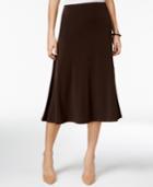 Jm Collection Diagonal-seam Midi Skirt, Only At Macy's