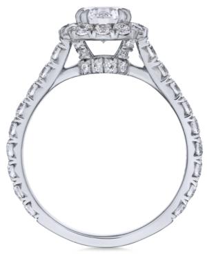 Diamond Halo Engagement Ring (2-1/3 Ct. T.w.) In 18k White Gold