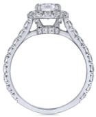 Diamond Halo Engagement Ring (2-1/3 Ct. T.w.) In 18k White Gold