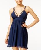 Jump Juniors' Strappy V-neck Fit & Flare Dress