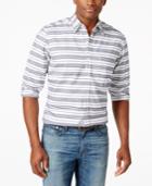 Club Room Holborn Striped Button-front Shirt, Only At Macy's
