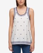 Tommy Hilfiger Cotton Printed Tank Top, Only At Macy's
