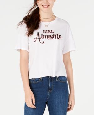 Carbon Copy Cotton Girl Almighty Graphic-print T-shirt
