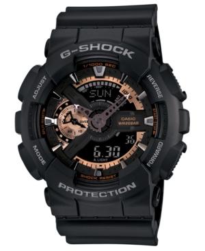 G-shock Men's Analog Digital Black Resin Strap Watch 51x55mm Ga110rg-1a