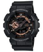 G-shock Men's Analog Digital Black Resin Strap Watch 51x55mm Ga110rg-1a