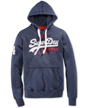 Superdry Men's Vintage Logo Duo Graphic-print Hoodie