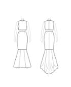 Fame And Partners Estelle 2-pc. Lace Sleeveless Mermaid Dress