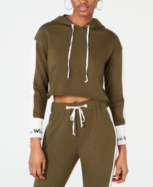 Waisted Forest Cropped Hoodie