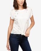 Lucky Brand Short-sleeve Good-luck-graphic T-shirt
