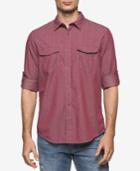 Calvin Klein Jeans Men's Dash-pattern Shirt