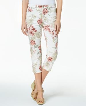 Charter Club Bristol Printed Capri Pants, Created For Macy's