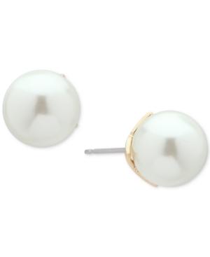 Ivanka Trump Gold-tone Imitation Pearl Stud Earrings