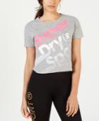 Superdry Cotton Cropped Logo Graphic T-shirt