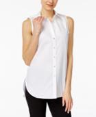 Calvin Klein Cotton Sleeveless Shirt