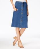 Kut From The Kloth Button-front Denim Skirt