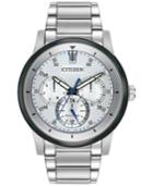 Citizen Men's Eco-drive Sport Stainless Steel Bracelet Watch 44mm Bu2018-55a
