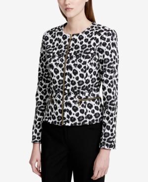 Calvin Klein Animal-print Jacket