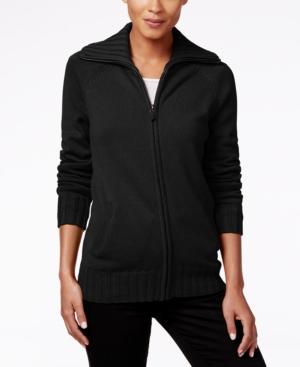 Karen Scott Zip-front Cardigan, Only At Macy's