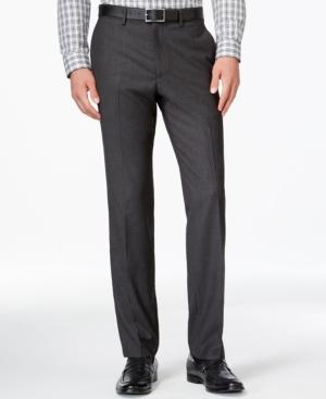 Kenneth Cole Reaction Micro Grid Slim Fit Dress Pants