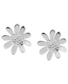 Unwritten Sterling Silver Earrings, Sunflower Stud Earrings