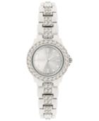I.n.c. Women's Crystal Accent Bracelet Watch 26mm, Created For Macy's
