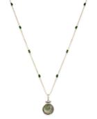 Paul & Pitu Naturally 14k Gold-plated Multi-stone Pendant Necklace