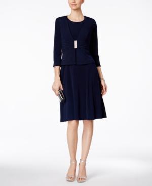 Jessica Howard A-line Dress And Embellished Jacket