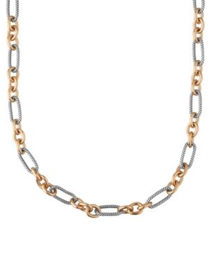 Carolyn Pollack Two-tone Luxe Links Necklace