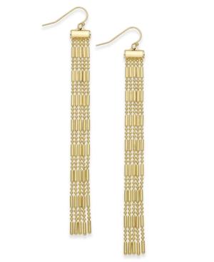 Inc International Concepts Gold-tone Multi-chain Linear Drop Earrings, Created For Macy's