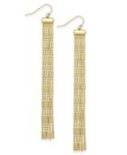 Inc International Concepts Gold-tone Multi-chain Linear Drop Earrings, Created For Macy's