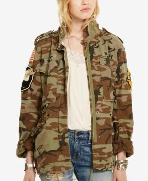 Denim & Supply Ralph Lauren Camo Patch Field Jacket