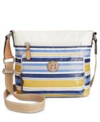 Giani Bernini Coated Canvas Multi Stripe Crossbody, Only At Macy's