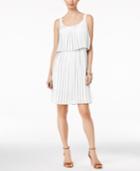 Ny Collection Petite Pleated Popover Dress