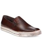 Kenneth Cole Double Or Nothing Leather Slip-on Sneakers Men's Shoes