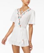 American Rag Juniors' Embroidered Romper, Created For Macy's