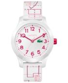 Lacoste Kid's 12.12 White Silicone Strap Watch 32mm