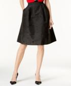 Calvin Klein A-line Jacquard Skirt