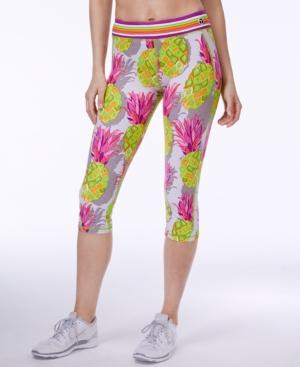 Trina Turk Pineapple-print Cropped Leggings