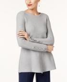 Alfani Metallic Swing Sweater, Created For Macy's