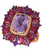 Le Vian Multi-gemstone Statement Ring (4-5/8 Ct. T.w.) In 14k Rose Gold